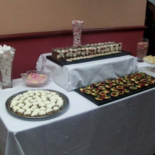 Dessert Bar, with sweets and desserts